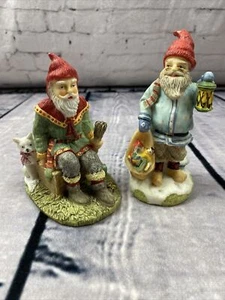 Decorazione Figurine Elfi di Natale Svezia Scandinavia 1993 1992 (H13) - Foto 1 di 8