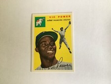 1994 Topps Archives The Ultimate 1954 Set Vic Power #52 Philadelphia Athletics