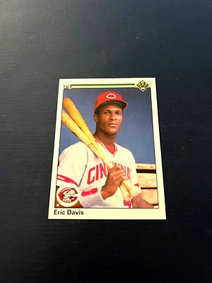 1990 Upper Deck Baseball Eric Davis #116 Set Break NM - Image 1 of 2