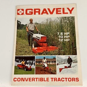 Brochure vendita catalogo trattori Orig Gravely - 1973 trattori convertibili ottime condizioni - Foto 1 di 6