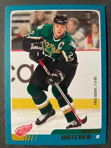Derian HATCHER 2003-04 O-Pee-Chee Hockey #170 Detroit Red Wings - Picture 1 of 2
