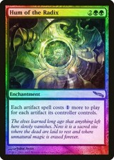 Hum of the Radix FOIL Mirrodin PLD Green Rare MAGIC GATHERING CARD ABUGames