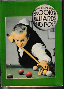 SNOOKER BILLIARDS & POOL - HORACE LINDRUM FIRST EDITION 1974    ar