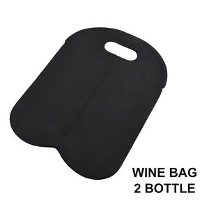 1 - Vin Sac Transport Isolé 2 Bouteille Refroidisseur Protection Neuf US
