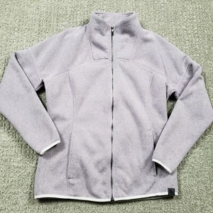 LL BEAN Jacket Womens Small Fleece Sweater Full Zip Misses - Picture 1 of 10