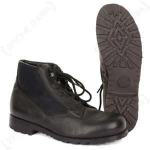 Original Surplus German Kriegsmarine Naval Navy Deck Shoes Leather Trainer Boot - Picture 1 of 7