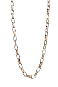 Weight 16.05 Grams 20 Inches 4.2 MM 950 Platinum 18K Rose Gold Cable Link Chains