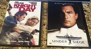 Knight and Day / Under Siege (2 DVD Lot) Tom Cruise, Steven Seagal **VG - Picture 1 of 1