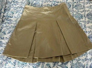 Khaki Skirt Pleated Size 7 Youth ( Regular Size S/M )Perfect For School Uniform - Picture 1 of 5