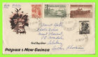 Papua New Guinea 1958 New Value definitives on First Day Cover, inc 1/7