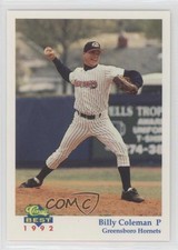 1992 Classic Best Greensboro Hornets Billy Coleman #14