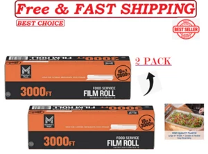 2 Pack - Member's Mark Foodservice Film, 18" x 3,000'., Great Price., - Picture 1 of 4