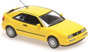 1/43 VOLKSWAGEN CORRADO G60 1990 YELLOW MAXICHAMPS 940055602 - Foto 1 di 1