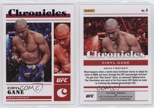 2023 Panini Chronicles UFC Blue /99 Ciryl Gane #4