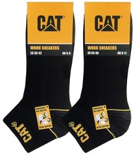 CAT Caterpillar "echte" Arbeitssneaker, Arbeitssocken,Schwarz|Blau|Grau, 39-46