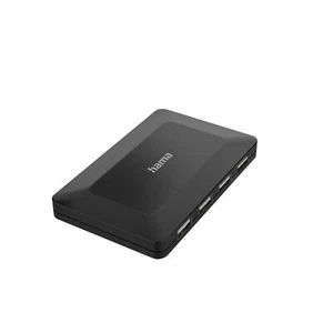 Hama USB-Hub 4-fach USB-A 2.0 Verteiler Splitter Adapter mit Kabel und Netzteil - Bild 1 von 2