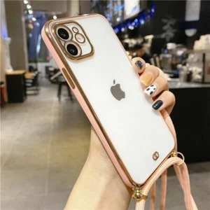 Funda trasera de gel elegante para iPhone 11 12 Pro Max XR 7 8 8 - Imagen 1 de 15