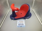 Baby Bath Seat, Infant, 6 Months & Up with Secure Suction Cups / Red And Blue