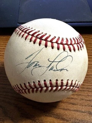 BOLA DE BEISEBOL OAL AUTOGRAFADA ASSINADA POR TOM GORDON 8!  Red Sox, Royals, Yankees!! - Imagem 1 de 2