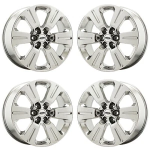 22" Ford F150 Truck Bright Chrome wheels rims Factory OEM set 10064 EXCHANGE - Picture 1 of 8