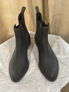 Jeffrey Campbell Size 6- Havana Last Black Stormy Rain Boot S100 - Picture 1 of 6