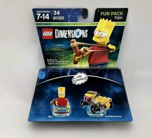 Lego 71211 THE SIMPSONS Dimensions Fun Pack BART SIMPSON New Sealed - Picture 1 of 3