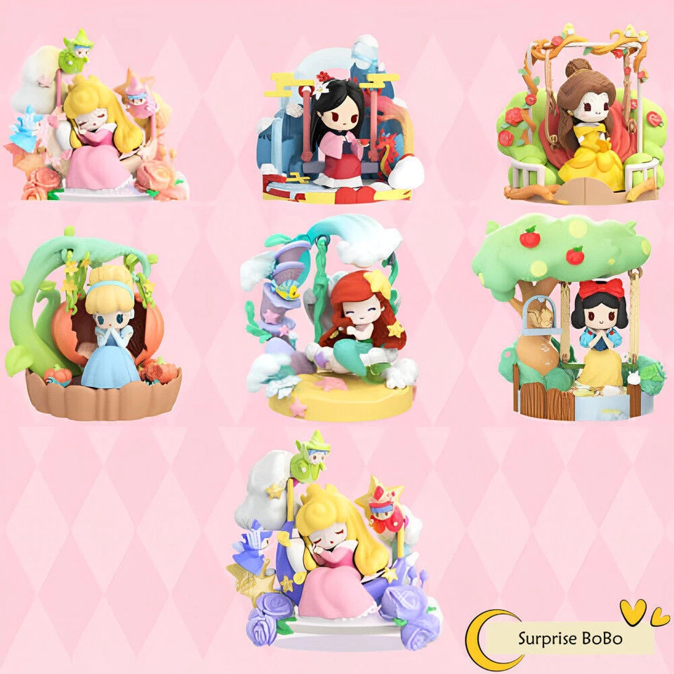 52TOYS X Disney Princess D-Baby Flower Swing Series Blind Box Confirmed Figure - Image 1 of 2
