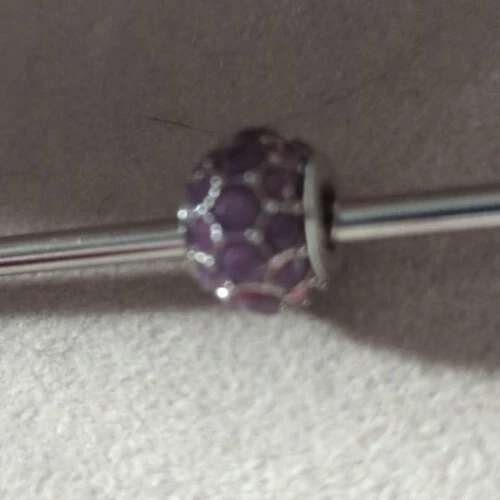 Auténtico lote Chamilia plata esterlina esplendor púrpura Swaroski 2025-0979 AC01 Foto 1 de 1