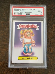 2016 Garbage Pail Kids- American as Apple Pie 7A  RIPPED JEAN PSA 9