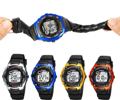 Цифровые электронные часы детские светодиодные спортивные водонепроницаемые для подарков детям - Изображение 1 из 4