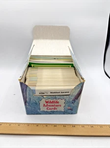 Wildlife Adventure Card Boxes 1991 Animals Educational Box Set Pre-Owned Set - Foto 1 di 14