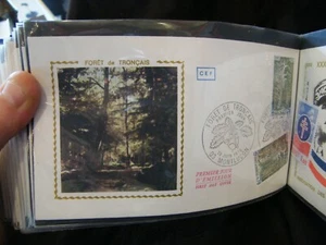 First Day Cover Tronçais Forest 1976 + 1 Unobliterated Stamp - Picture 1 of 1