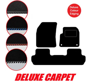 Deluxe Tailored Carmats fits Peugeot 3008 2017 onwards 3pc set, 2 Clips - Picture 1 of 10
