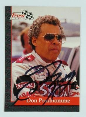 Don Prudhomme Signed 1993 Finish Line Trading Card #36 NHRA Autographed HOF - Image 1 of 3
