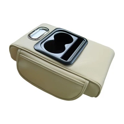 for TOYOTA ​Car Armrest Cushion Center Console Cover Leather Cup Holder Storage - Imagem 1 de 4