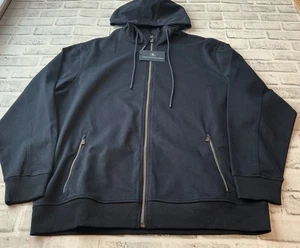 Hart Schaffner Marx Hoodie Mens XL Navy Blue Pullover Sweatshirt Long Sleeve New - Picture 1 of 5