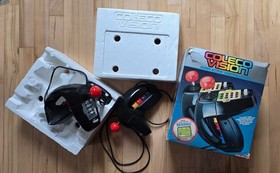 ColecoVision Super Action Controllers Vintage Joysticks w/Box *VG