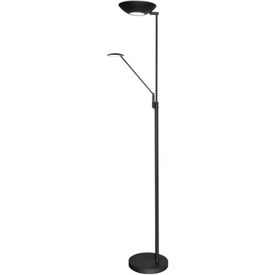 Lâmpada de assoalho contemporânea preta Dainolite Lighting 170LEDF-BK - Imagem 1 de 4