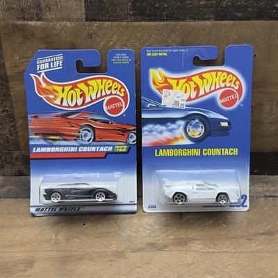Lamborghini Hot Wheels vintage - blanco y negro - Foto 1 de 4