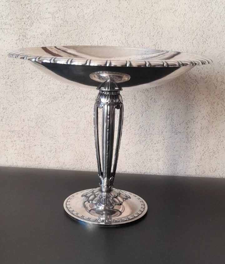 Schale Versilbertes Metall Gallia Zeit Art Déco Overall Tafelaufsatz Christofle - Bild 1 von 4