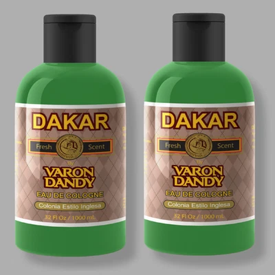 Varon Dandy Dakar Eau de Cologne 16,9 OZ - Estilo clásico británico (paquete de 2) Foto 1 de 4