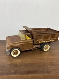 Structo 60er Jahre Vintage Stahl Hydraulik Muldenkipper - Bild 1 von 20