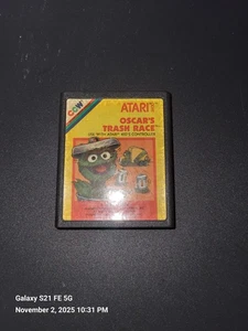 Oscar's Trash Race (Atari 2600, 1983) ☆ AUTHENTIC ☆ - Picture 1 of 4