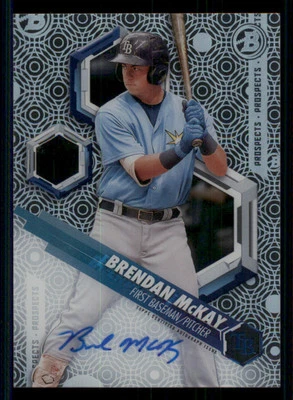 2018 Bowman High Tek Prospect AUTO #PHTBM Brendan McKay - Image 1 of 2