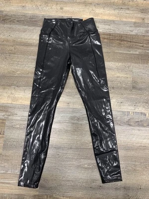 Leggings Activos Rosa Para Mujer Pequeños Negros Cintura Alta Ultimate Brillantes Gimnasio Atlético Foto 1 de 4