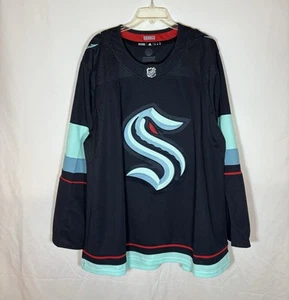 Adidas Primegreen Seattle Kraken Home Hockey Jersey Size 60 3XL - Picture 1 of 5