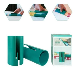 2PCS Wrapping Paper Cutter, Gift Wrap Cutter, Portable Sliding Wrapping Paper - Picture 1 of 6