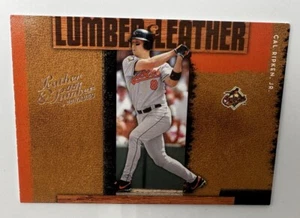 Cuero y madera 2005 madera y cuero Cal Ripken Jr. #LL4 Orioles/2000 - Imagen 1 de 2