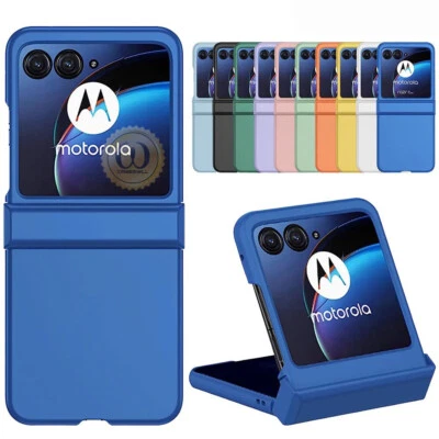 Funda trasera rígida mate delgada 3 en 1 para Moto Razr Ultra Plus 2025 2024 2023 Foto 1 de 4