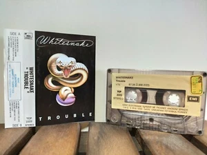 Whitesnake – TROUBLE paper label Cassette Turkey-Turkish - Picture 1 of 4